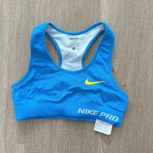 Nike Pro Women's Tight Blue Sports Bra